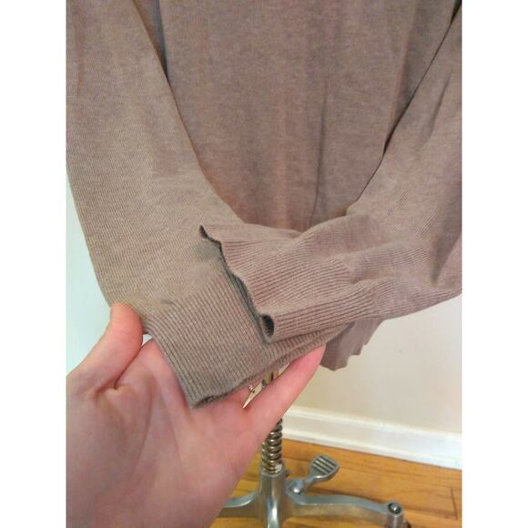 FYNCH-HATTON SUPERFINE COTTON Men's 3XL V Neck Brown Sweater Jumper - Picture 7 of 12